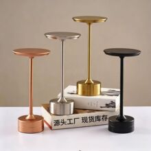 跨境LED台灯轻奢触摸USB充电台灯床头现代简约氛围灯工字型小夜灯