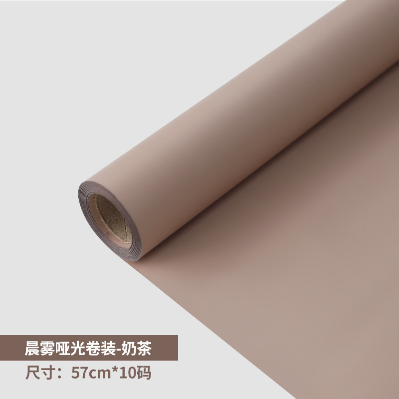 Mañana niebla papel mate Qixi engrosada flor papel de embalaje ramo papel de embalaje papel esmerilado rollo de papel coreano paquete de papel al por mayor