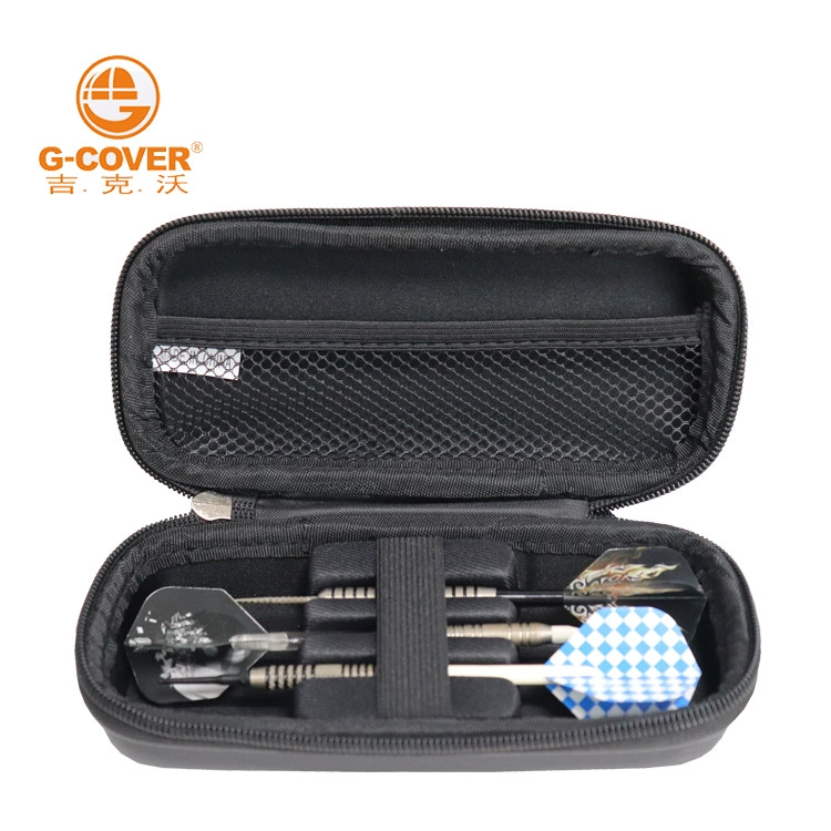 В наличии оптом Мягкая коробка для дротиков Портативная сумка для хранения дротиков из 3 упаковок из твердого материала EVA многофункциональная коробка для дротиков