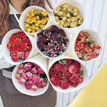 干花多头泡泡玫瑰厂家批发保鲜花天然商务礼品花束