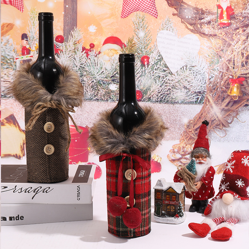 Christmas Plaid Cloth Party Tableware display picture 4