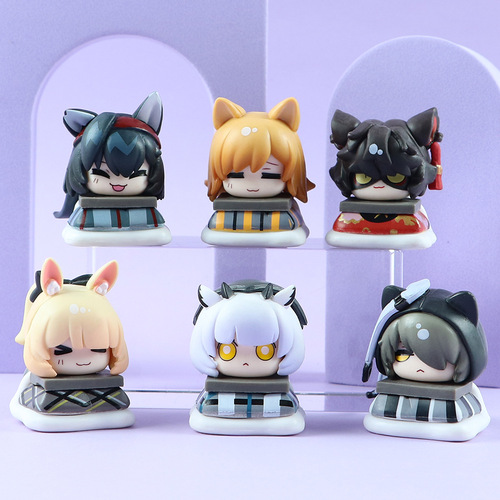 Q version of Arknights figures, peripheral ornaments, Amiya Texas doll, gashapon toys wholesale