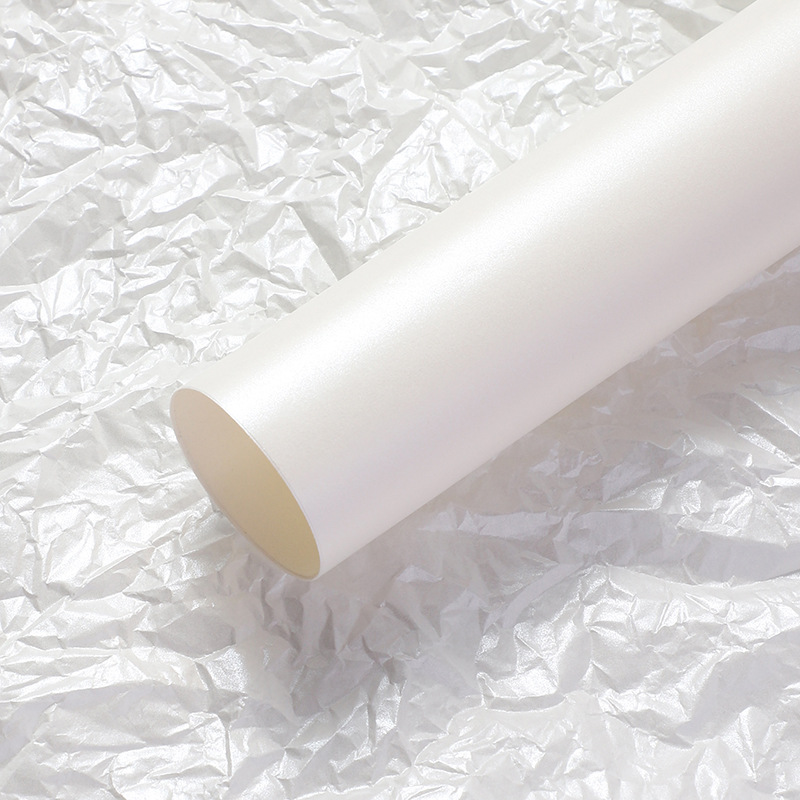 Pastel floristería material de papel de embalaje papel de forro plisado base de flores papel de embalaje ramo Papel de pera perla