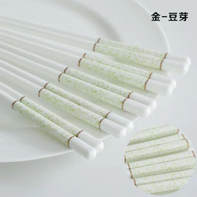 Ceramic Chopsticks, Simple Style, Suitable for Restaurants or Home Use, Bulk Wholesale, Durable Model, Cross-Border Factory Supply Chain