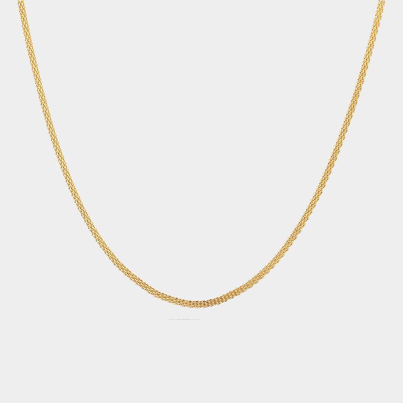 201 Stainless Steel Material Wholesale Jewelry Simple Style Geometric 201 Stainless Steel Plating Stainless Steel Necklaces