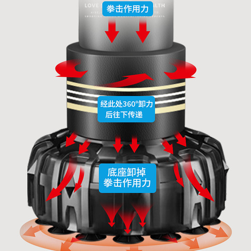 Aibeijian factory direct sales boxing sandbag vertical household tumbler sandbag children's taekwondo training boxing column