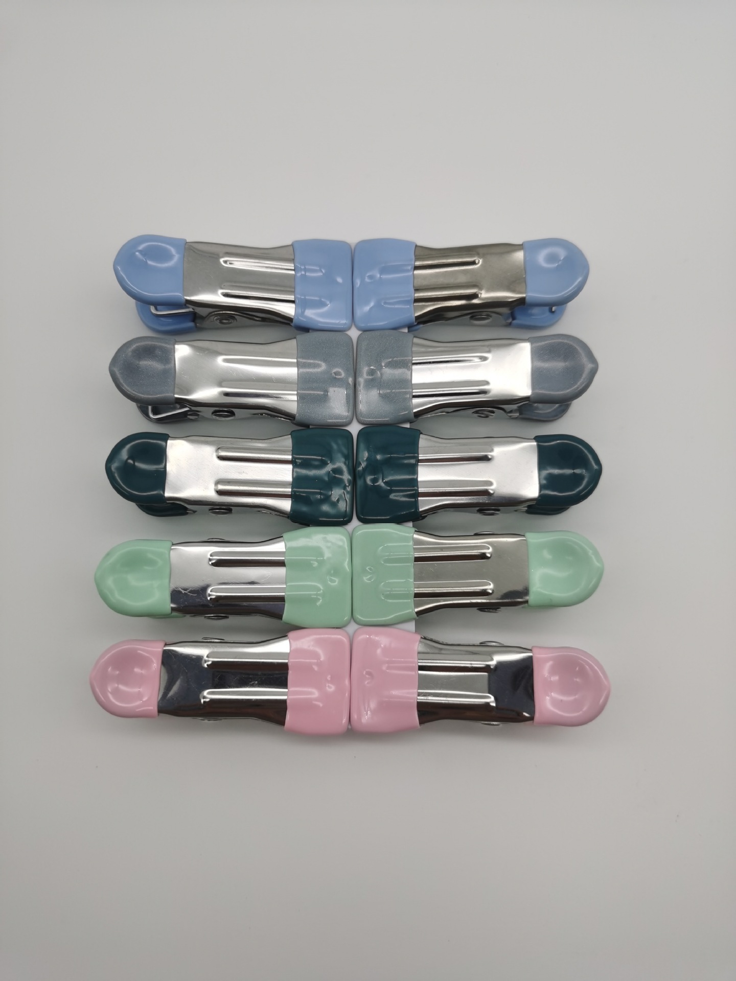 Stainless Steel Material Multicolor Pattern Casual Style Purple, Red, Green Color Casual Multicolor Stainless Steel Clothes Pins Drying Clip