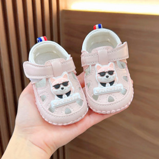 Summer Baby Sandals for One-Year-Old Boys, Cute Shoes, Soft Soles, 6-12 Months, Infant and Toddler Shoes, Women's Non-Slip Shoes