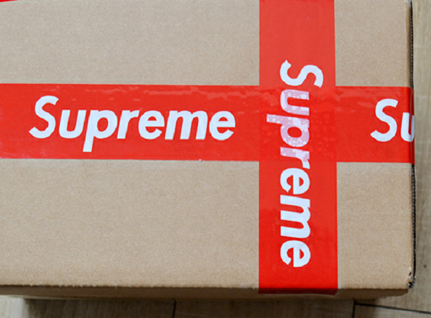 潮牌Supreme大サイズの包装テープの潮流はSUPの赤い黒色の透明なテープを縛ります。