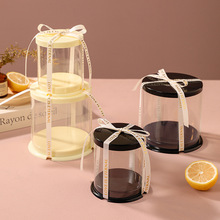 圣诞礼盒新款迷你蛋糕盒圆形蛋糕盒小尺寸盒蛋糕盒子打包盒2寸3寸