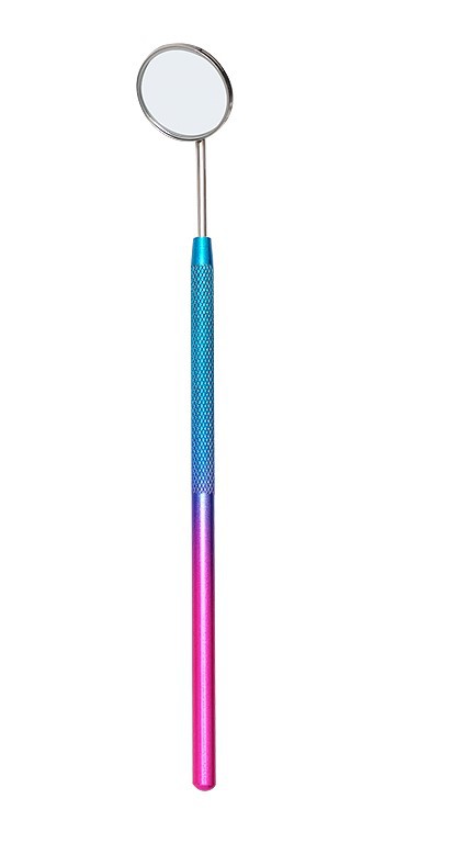 En stock herramientas de belleza espejo de pestañas espejo redondo pequeño Injerto de pestañas falsas espejo de maquillaje de acero inoxidable dentista espejo oral