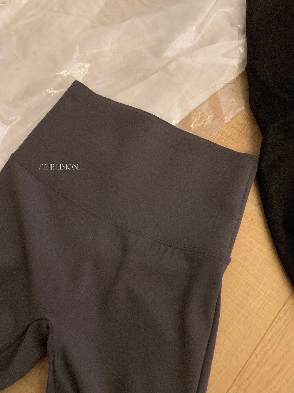 Quần legging yoga nữ cạp cao ống loe nhẹ dài 7 phân co giãn — màu đen, Màu cà phê, Xám khói chi tiết 29