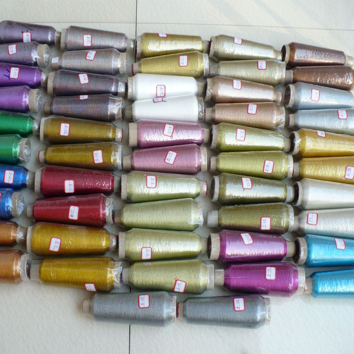 4根10根合股金丝针车缝纫线车包包2条银丝交叉缠绕线车布艺面料用