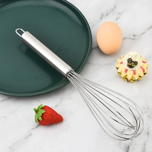 Kitchen Utensils Stainless Steel Manual Egg Beater Milk Frother Pastry Baking Home Handheld Mixer Tools