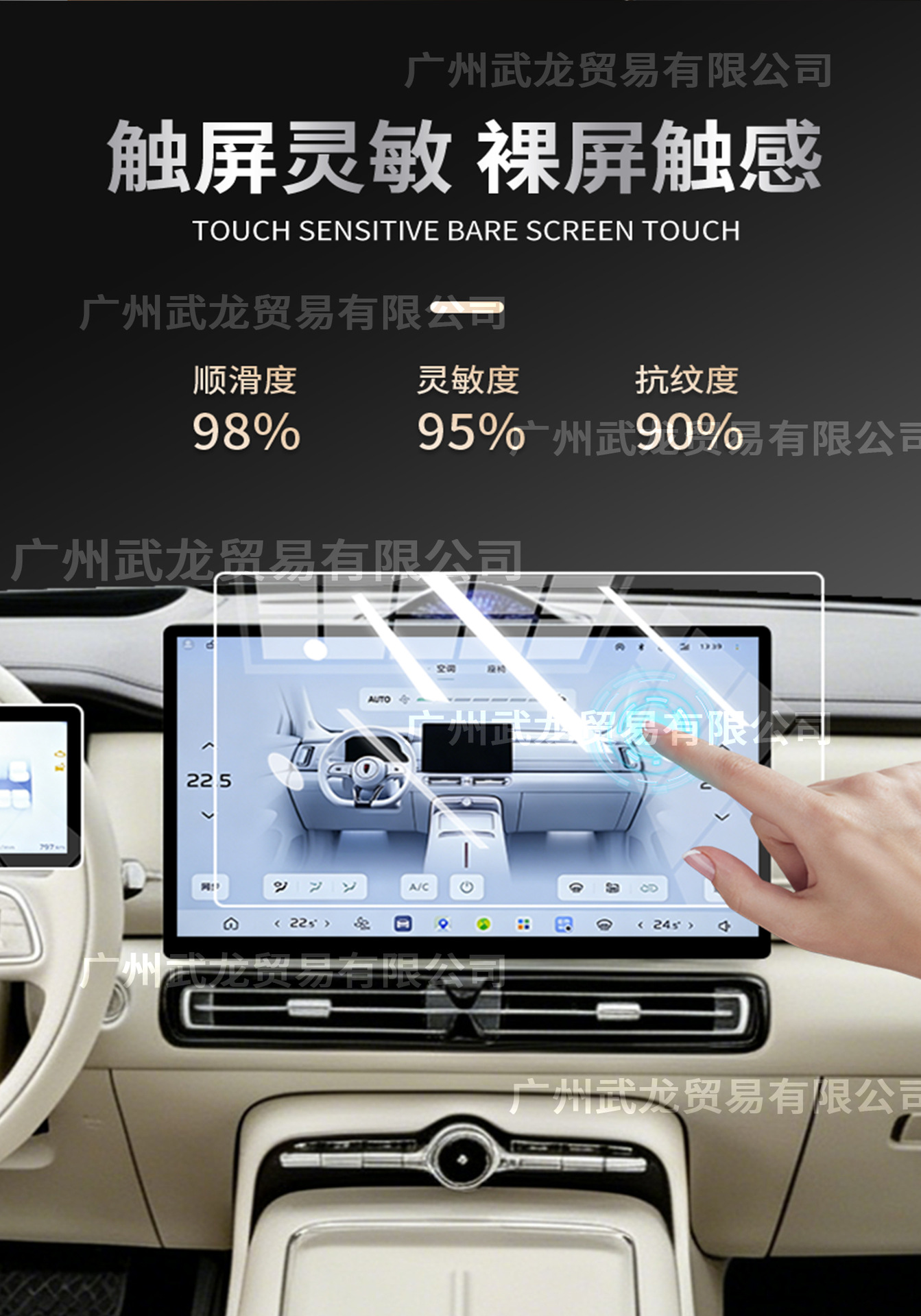 Suitable for 27 Models of Hongqi Hs5 Central Control Navigation Screen Tempered Film Interior Accessories Gear Protection Film