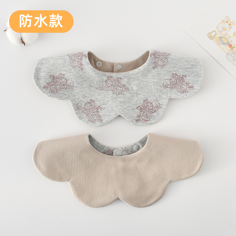 [양면 방수면] 그레이 정글 라이온 + 오트밀 컬러