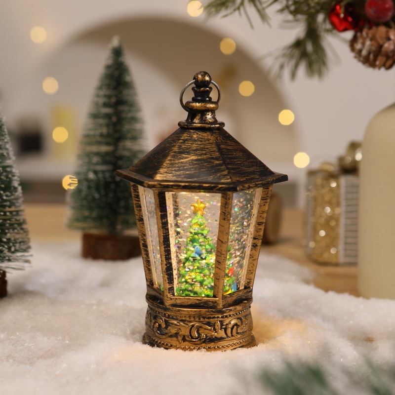 クロスボーダークリスマス装飾レトロメールボックス小さな風ランプ LED クリスマスナイトライトクリスマスギフト装飾品ウィンドウアクセサリー|undefined