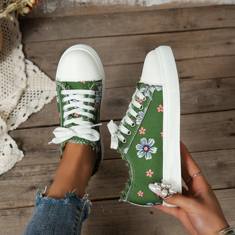 Canvas Shoes - Army Green