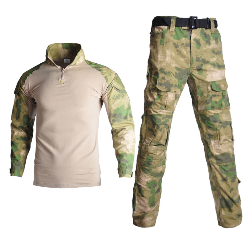 Trajes de rana transfronterizos G2 trajes de camuflaje de manga larga trajes de rana tácticos hombres trajes de entrenamiento militar al aire libre instructor CS trajes de expansión