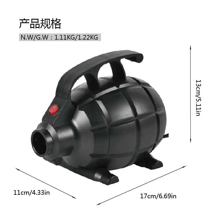 国境を越えた高出力600Wエアーベッド用電動ポンプ、テント、ヨガマット用電動ポンプ、両用ポンプ、延長チューブ付き|undefined