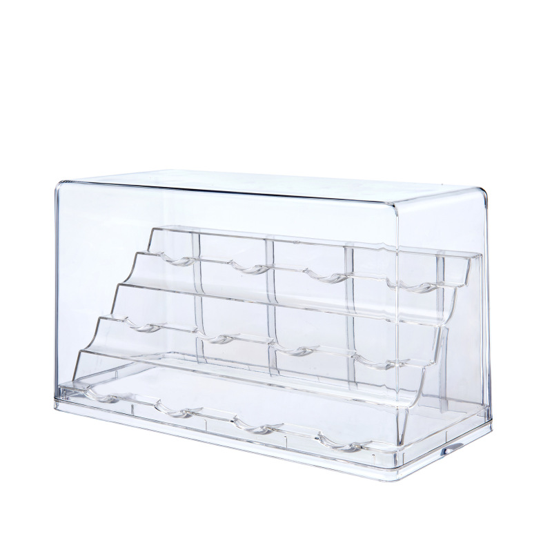 透明収納ボックス、雑穀陳列棚、防塵陳列キャビネット、二次元アニメ周辺バッジ、デスクトップ整理|undefined