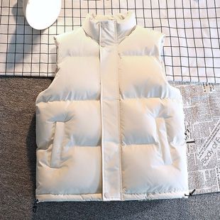 2025 Explosions Two-Button Vest with Vertical Collar Down Cotton Jacket Vest Winter Warm Zipper for Men and Women with Waistcoat