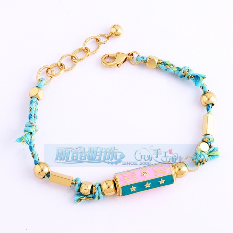 Bohemian Classic Style Letter Eye Rope Copper Woven Chain String Bracelets Wholesale display picture 27