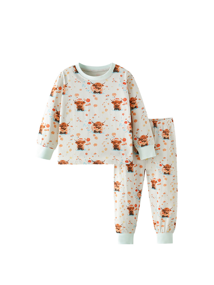 Traje de dos piezas para niñas malwee transfronterizo otoño e invierno nuevo servicio a domicilio traje de manga larga con cuello redondo para niños europeos y americanos
