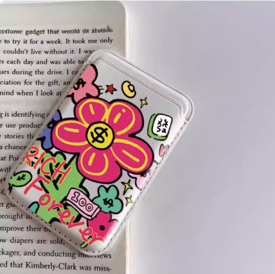 Youqianhua's Magnetic Card Holder for Magsafe Is Suitable for Apple Phone Cases, Leather Access Card Holder, Convenient Youqianhua's Magnetic Card Holder for Magsafe Is Suitable for Apple Phone Cases, Leather Access Card Holder, Convenient