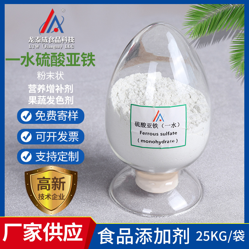 厂家批发 硫酸亚铁一水食品级硫酸亚铁食品营养添加剂强化剂供应