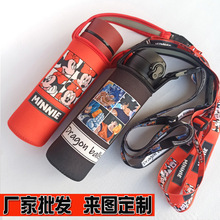 现货卡通杯套批发便携潜水布创意儿童加厚保温杯套保护套可印图案