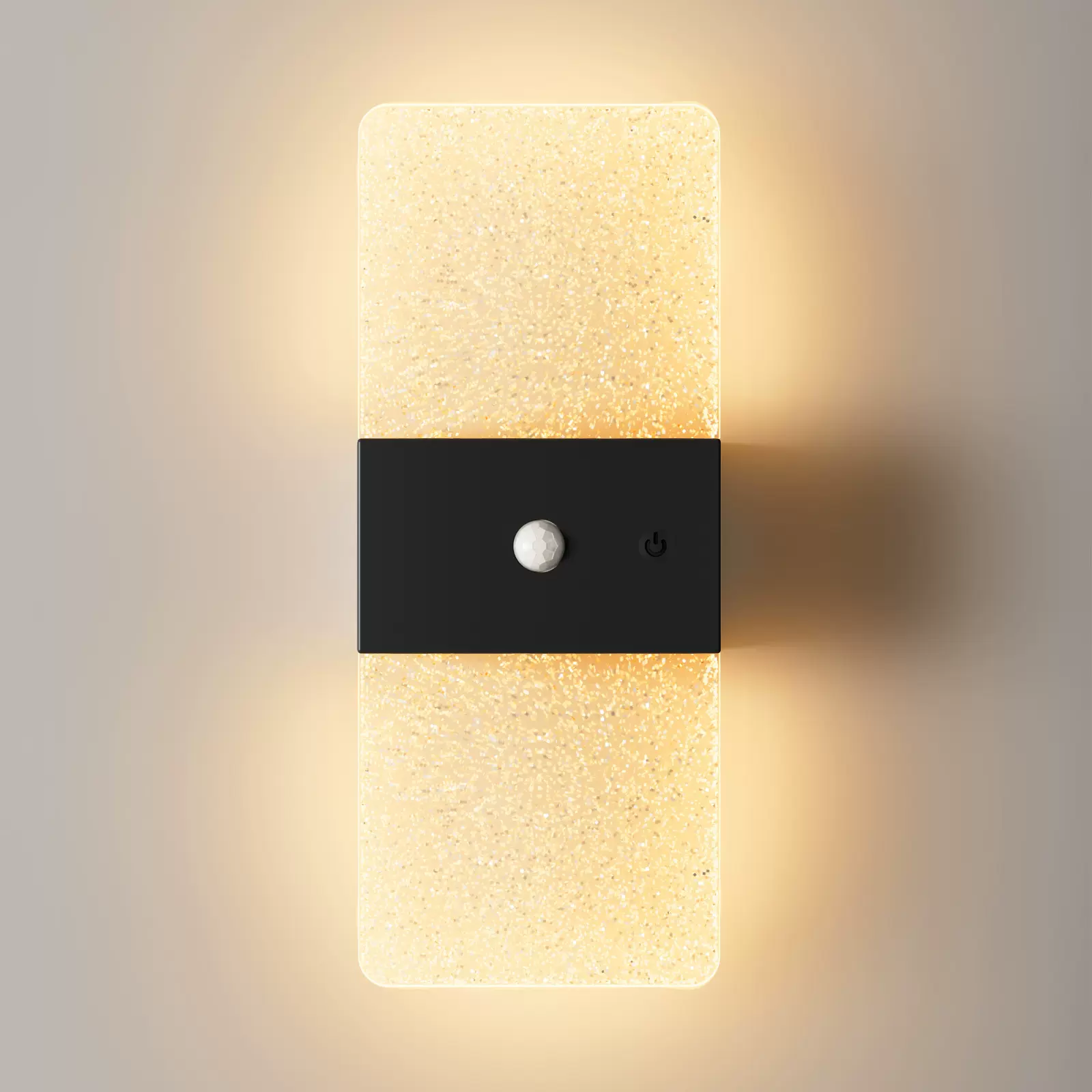 跨境新款led人体感应床头壁灯室内充电款免布线卧室客厅磁吸壁灯