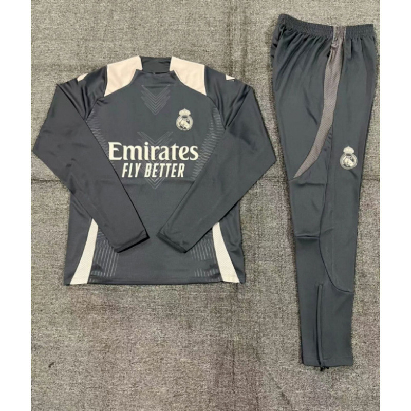 Jugadores fanáticos trajes de entrenamiento de mangas largas Real Madrid trajes de adultos Barcelona Arsenal camiseta de medio tracción Manchester City Juve image 15