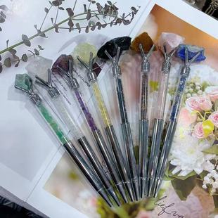 crystal gemstones chips ball pens ��Ȼʯԭʯ��ʯ�P �۾��Ͼ�