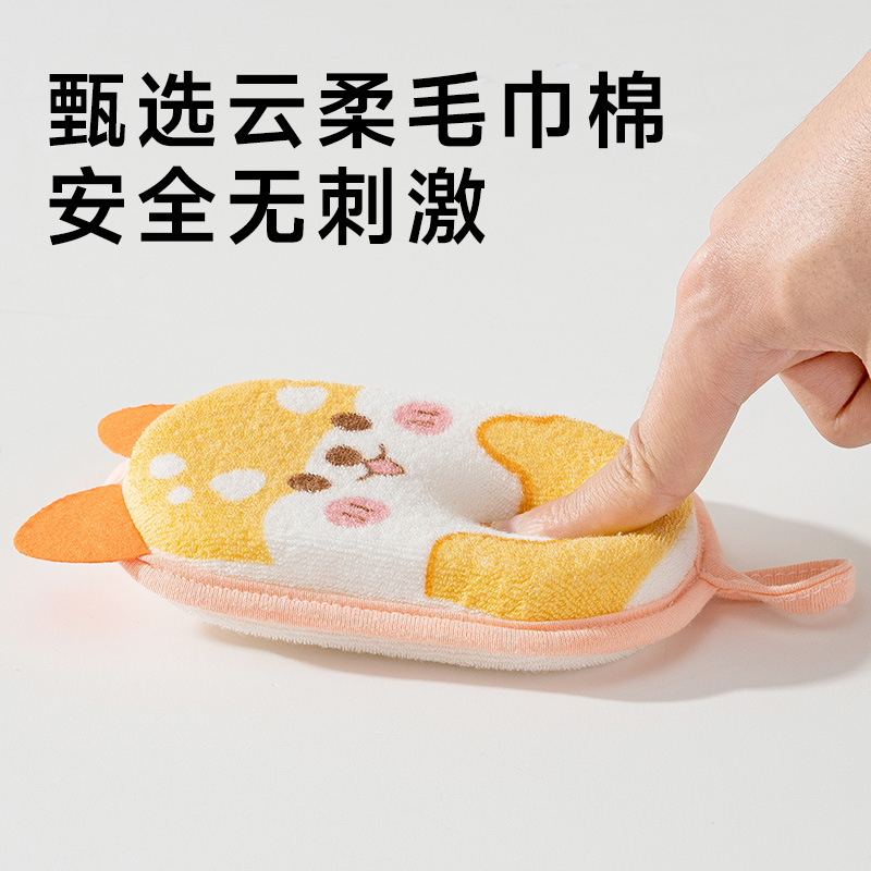 Algodón de baño para bebés Productos de baño para bebés Limpiar para bebés Esponja de baño Productos de baño para recién nacidos