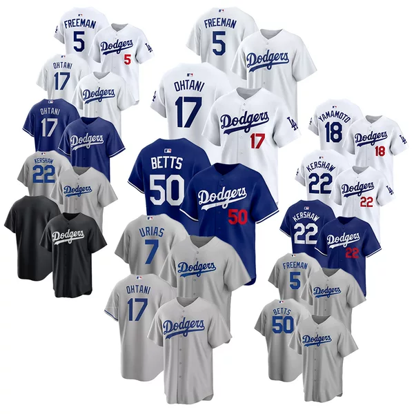 MLB Dodgers Dodgers Jersey #5 Freeman #17#Ohtani Otani Xianghei embroidered baseball uniform