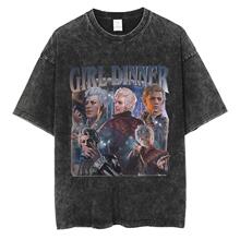 Astarion Girl Dinner Tee Shirt Men's Vintage Washed Short Sl