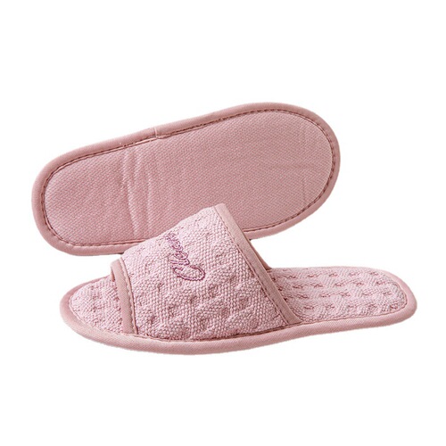 Foreign trade home linen slippers indoor home soft sole anti-slip support spot wholesale customization source factory mute