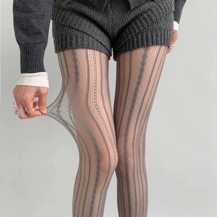 Summer Retro Tights (Women) — Lace Fishnet, One Size, Multiple Patterns