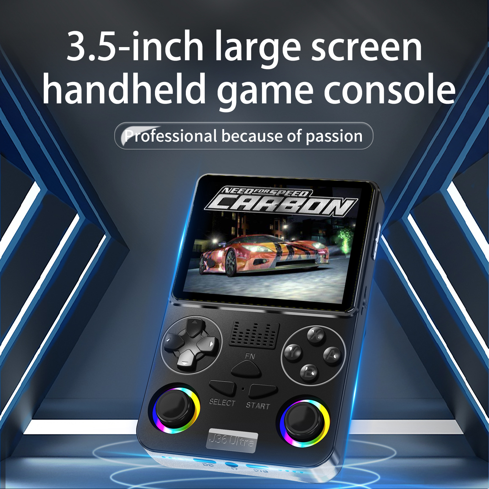 New Product J36 Ultra Game Console Wifi Network Battle Open Source High-Definition Handheld Wireless Upgrade Joystick Nostalgia
