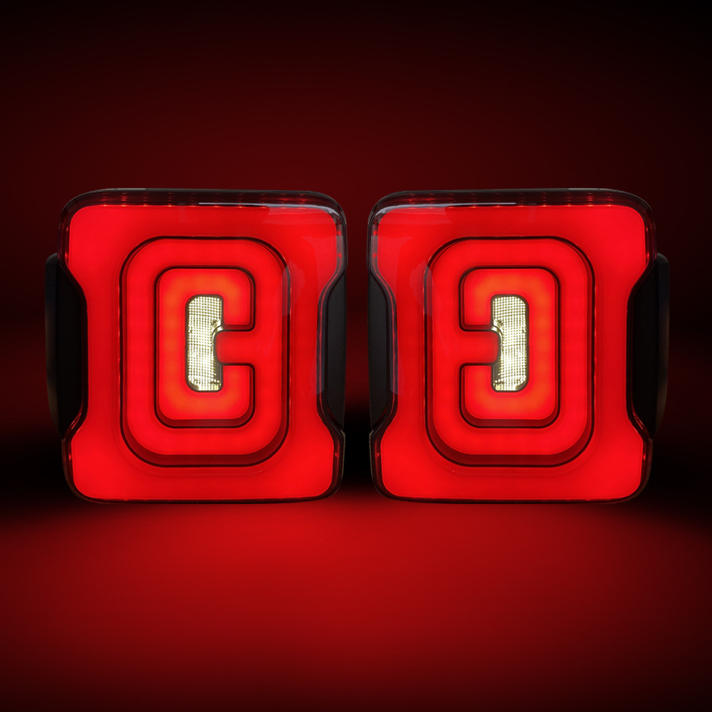 Suitable for 2018-2023 Jeep Wrangler Jl Tail Lights (Tunnel/Smoked) Modification Wholesale Source