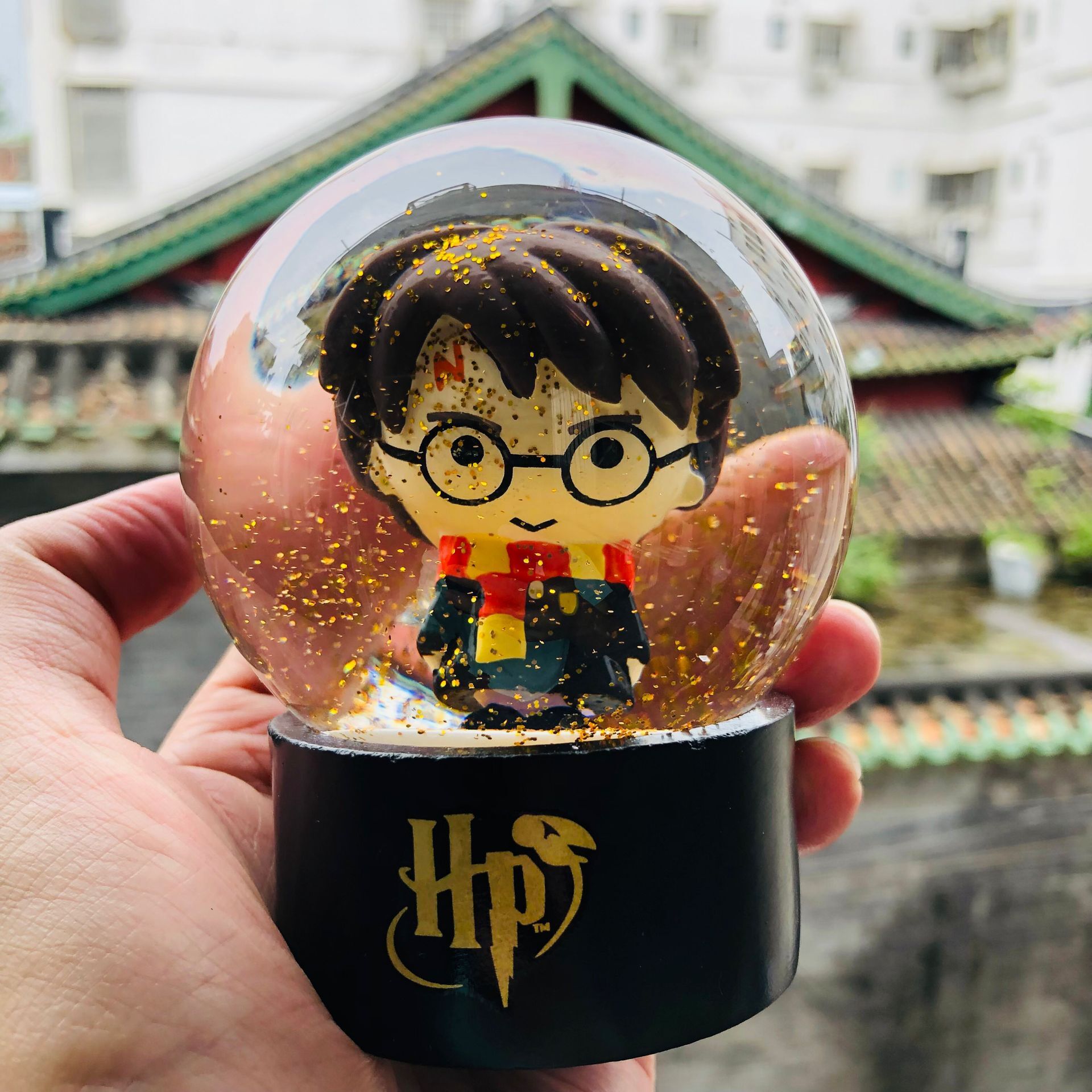 水晶球 水球玩具摆件 水晶球摆件卡通儿童生日礼物装饰品