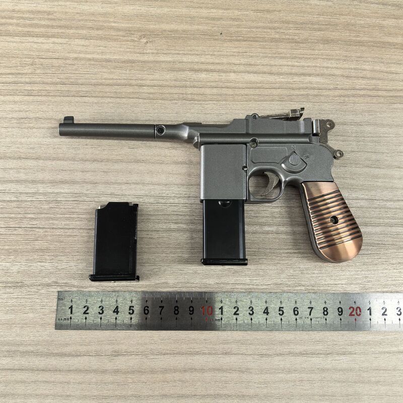 1:2.05合金模型玩具枪毛瑟驳壳金属抛壳仿真拆卸 不可发射|undefined