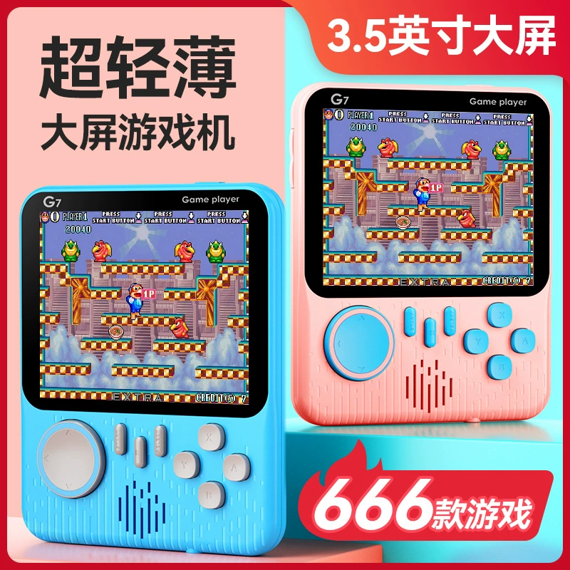 G7 Macaron Palm Gaming Machine 3.5 -inch Large -screen HD game Double Soul Dou Luo Super Portable Mini