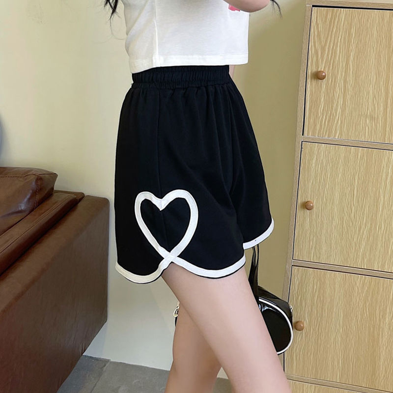 Women's Summer Thin Loose-Fitting Slimming Sports Shorts, New Versatile Trendy Plus-Size Casual Hot Pants, Wide-Leg Pants