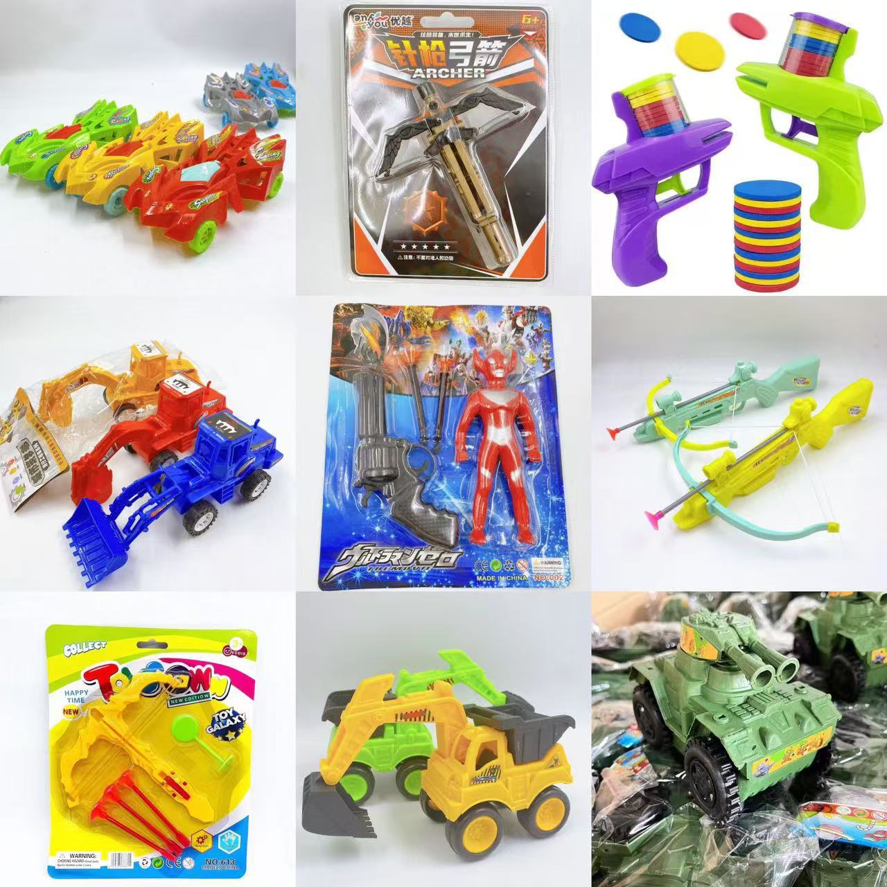 Juguetes infantiles pistolas de la infancia ventosa cartón burbuja modelo de coche de carreras tienda de departamentos ferrule 2 yuanes