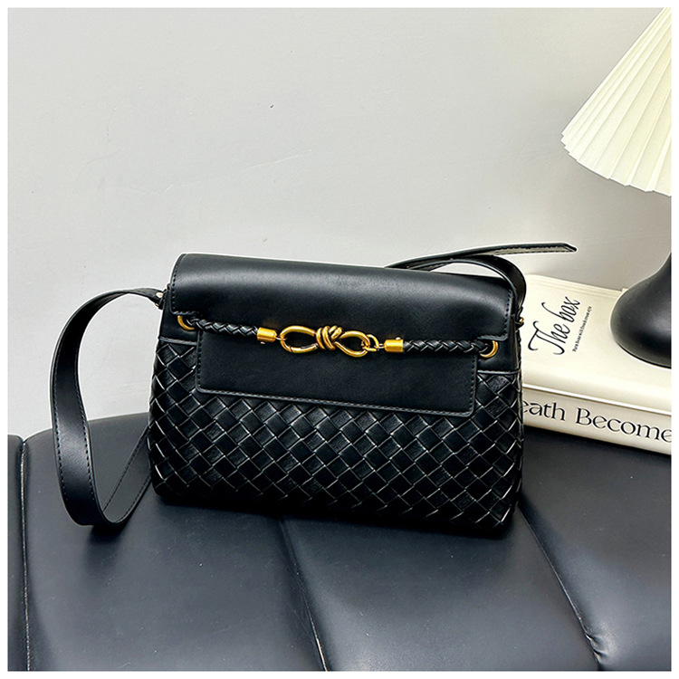 Bolsas de tejido de tendencia transfronteriza mujeres 2026 nuevo nicho ligero de lujo de hombro de mujer bolsas de viaje retro