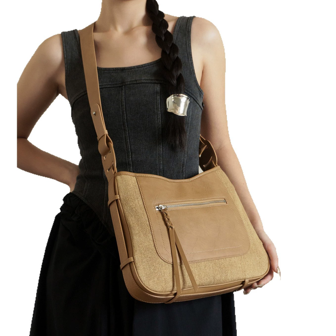 Demi-season underarm bag, one-shoulder bag