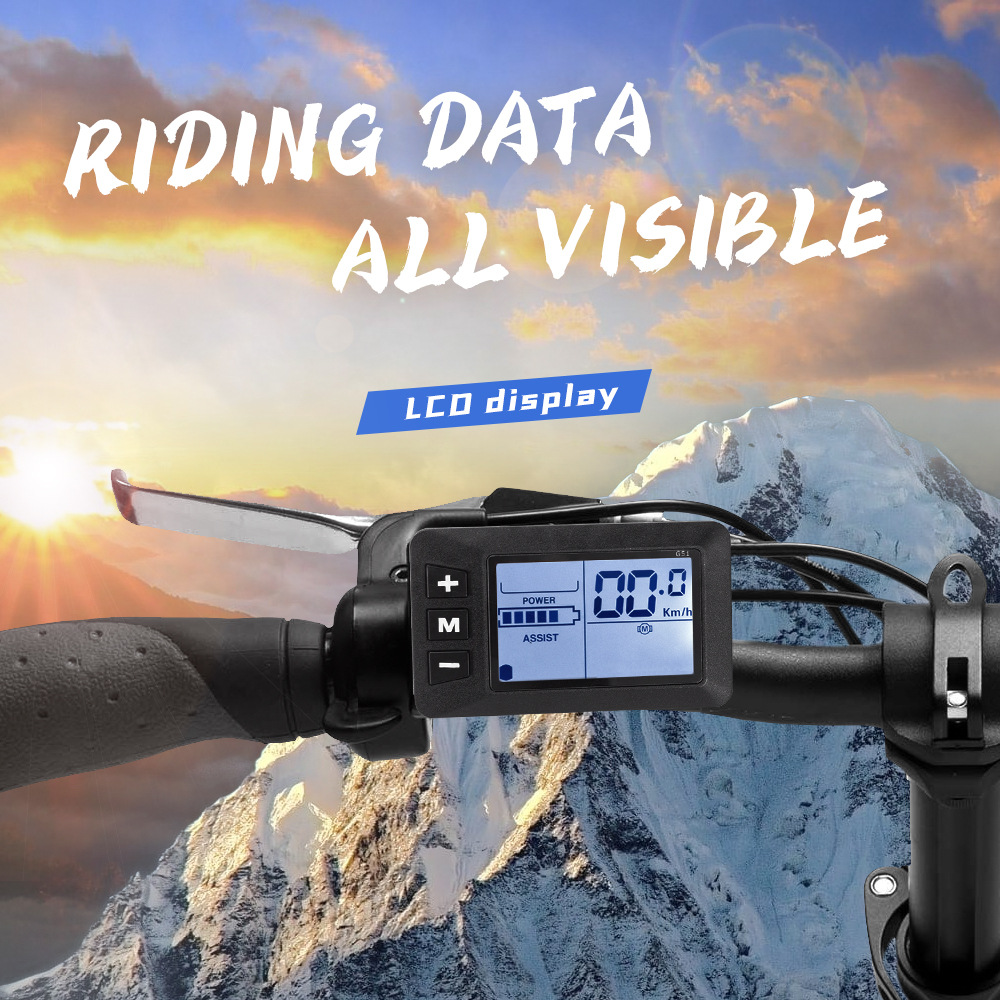 Bicycle mountain bike lithium battery power conversion accessories G51 LCD 24V36V48V ordinary connector
