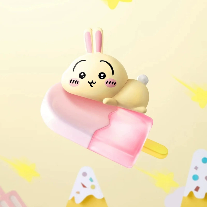 Фигурка-слепой бокс Chiikawa Summer Momo Tea Series, коллекционная случайная фигурка 1 шт.